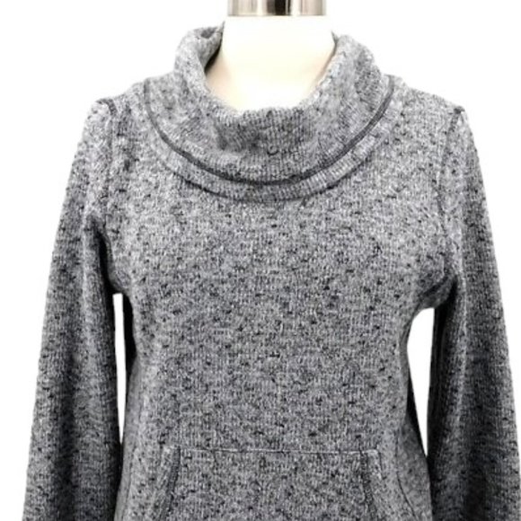 RBX "Funnel Neck" Grey Heather Pull-over Sweatshirt - Picture 3 of 10